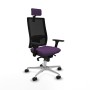 Chaise de Bureau avec Appui-tête Piqueras y Crespo 3D086N2 Violet
