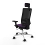 Chaise de Bureau avec Appui-tête Piqueras y Crespo 3D086N2 Violet