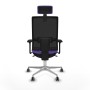 Chaise de Bureau avec Appui-tête Piqueras y Crespo 3D086G2 Lila