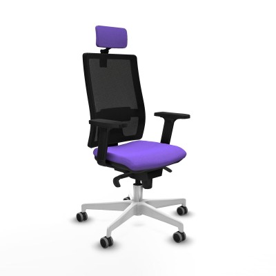 Office Chair with Headrest Piqueras y Crespo 2D026G2 Lilac
