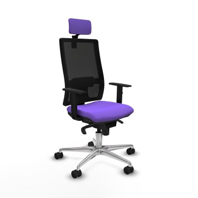 Chaise de Bureau avec Appui-tête Piqueras y Crespo 1D086N2 Lila