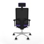 Office Chair with Headrest Piqueras y Crespo 3D086N2 Lilac
