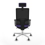 Office Chair with Headrest Piqueras y Crespo 1D026G2 Lilac