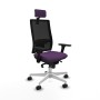 Office Chair with Headrest Piqueras y Crespo 3D026N2 Purple