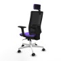 Office Chair with Headrest Piqueras y Crespo 2D026N2 Lilac