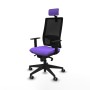 Office Chair with Headrest Piqueras y Crespo 1D066G2 Lilac