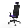 Office Chair with Headrest Piqueras y Crespo 1D066G2 Lilac