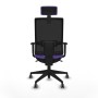 Office Chair with Headrest Piqueras y Crespo 1D066G2 Lilac