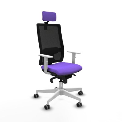 Chaise de Bureau avec Appui-tête Piqueras y Crespo 4B026G2 Lila