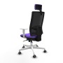 Chaise de Bureau avec Appui-tête Piqueras y Crespo 4B026G2 Lila