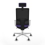 Chaise de Bureau avec Appui-tête Piqueras y Crespo 4B026G2 Lila