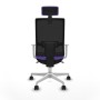 Office Chair with Headrest Piqueras y Crespo 4B026N2 Lilac