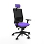 Office Chair with Headrest Piqueras y Crespo 3D066N2 Lilac