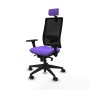 Office Chair with Headrest Piqueras y Crespo 3D066N2 Lilac