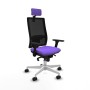 Chaise de Bureau avec Appui-tête Piqueras y Crespo 3D026N2 Lila