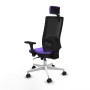 Chaise de Bureau avec Appui-tête Piqueras y Crespo 3D026N2 Lila