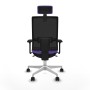 Chaise de Bureau avec Appui-tête Piqueras y Crespo 3D026N2 Lila