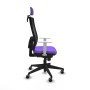Office Chair with Headrest Piqueras y Crespo 4B066G2 Lilac