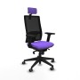Office Chair with Headrest Piqueras y Crespo 2D066G2 Lilac