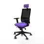 Office Chair with Headrest Piqueras y Crespo 2D066G2 Lilac