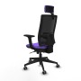 Office Chair with Headrest Piqueras y Crespo 2D066G2 Lilac
