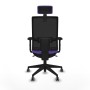 Chaise de Bureau avec Appui-tête Piqueras y Crespo 2D066G2 Lila