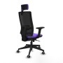 Office Chair with Headrest Piqueras y Crespo 2D066G2 Lilac