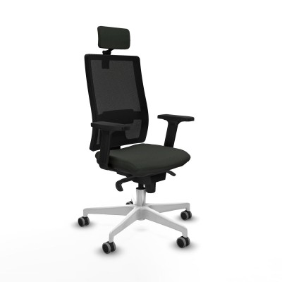Office Chair with Headrest Piqueras y Crespo 2D026G2 Black