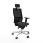Office Chair with Headrest Piqueras y Crespo 2D026G2 Black
