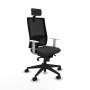 Office Chair with Headrest Piqueras y Crespo 4B066N2 Black