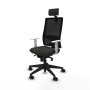Office Chair with Headrest Piqueras y Crespo 4B066N2 Black