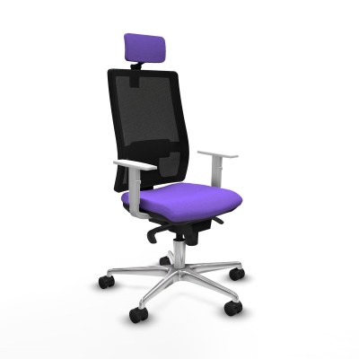 Office Chair with Headrest Piqueras y Crespo 4B086N2 Lilac