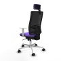 Office Chair with Headrest Piqueras y Crespo 4B086N2 Lilac