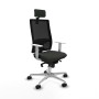 Office Chair with Headrest Piqueras y Crespo 4B086N2 Black