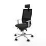 Office Chair with Headrest Piqueras y Crespo 4B086N2 Black