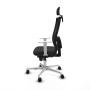 Office Chair with Headrest Piqueras y Crespo 4B086N2 Black