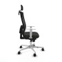 Office Chair with Headrest Piqueras y Crespo 4B086N2 Black