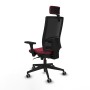 Office Chair with Headrest Piqueras y Crespo 3D066G2 Maroon