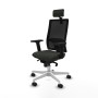 Office Chair with Headrest Piqueras y Crespo 2D026N2 Black