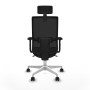Office Chair with Headrest Piqueras y Crespo 2D026N2 Black