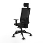 Office Chair with Headrest Piqueras y Crespo 1D066N2 Black