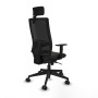 Office Chair with Headrest Piqueras y Crespo 1D066N2 Black