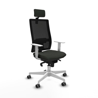 Chaise de Bureau avec Appui-tête Piqueras y Crespo 4B026G2 Noir