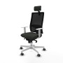 Chaise de Bureau avec Appui-tête Piqueras y Crespo 4B026G2 Noir