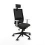 Office Chair with Headrest Piqueras y Crespo 4B066G2 Black