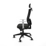 Office Chair with Headrest Piqueras y Crespo 4B066G2 Black