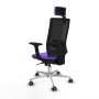 Office Chair with Headrest Piqueras y Crespo 2D086G2 Lilac