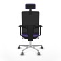Office Chair with Headrest Piqueras y Crespo 2D086G2 Lilac