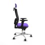 Office Chair with Headrest Piqueras y Crespo 2D086G2 Lilac