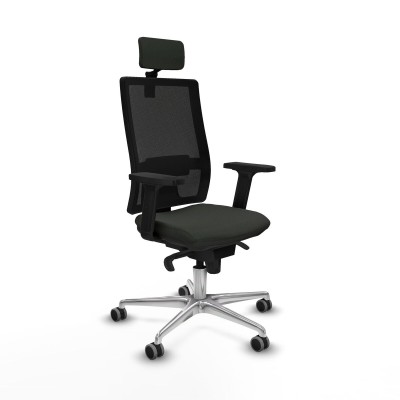 Office Chair with Headrest Piqueras y Crespo 2D086G2 Black